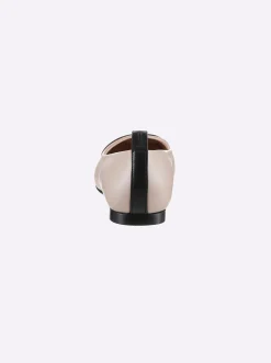 Ballerinas|heine Ballerina sand-schwarz