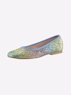 Ballerinas|heine Ballerina bunt-metallic