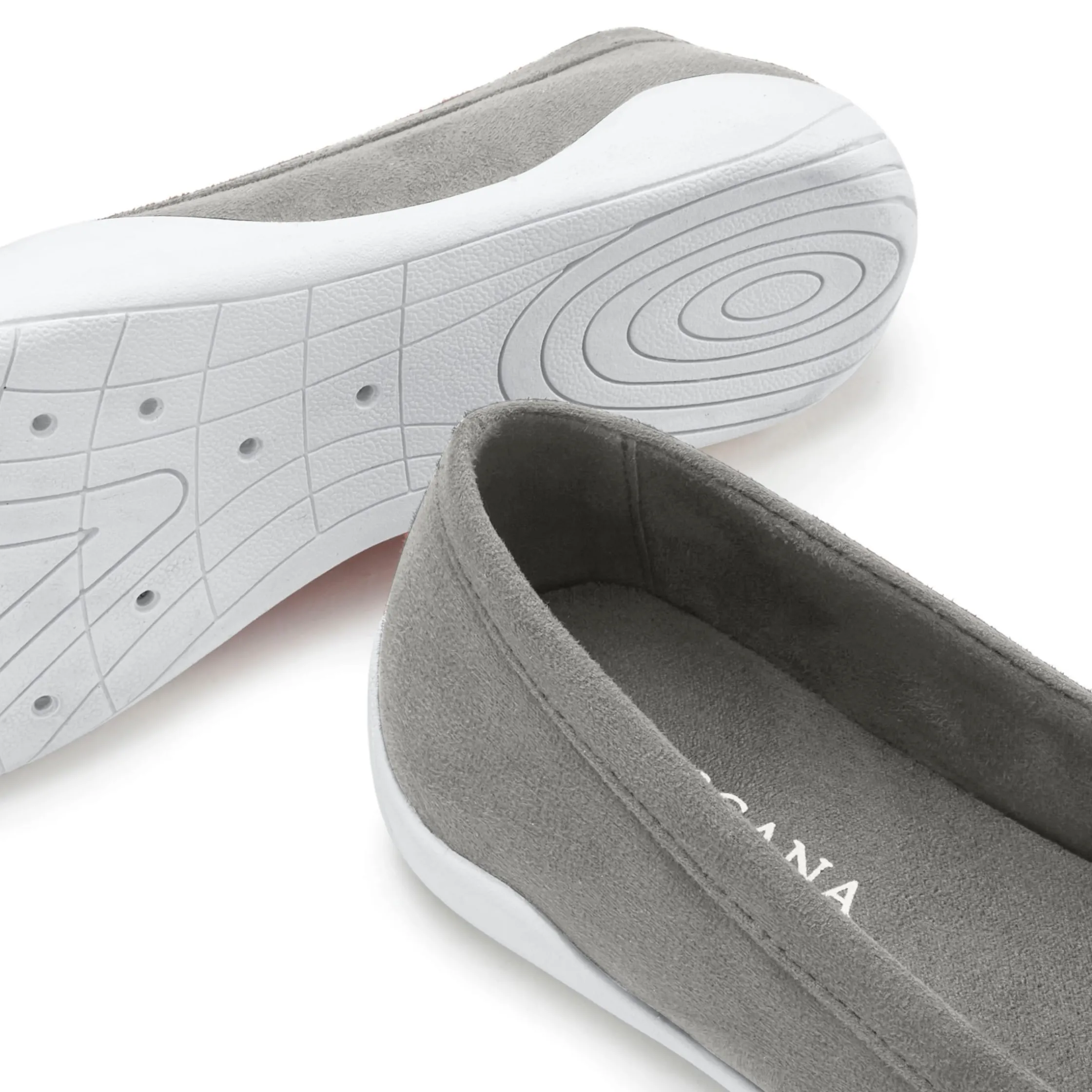 Ballerinas|LASCANA Ballerina hellgrau