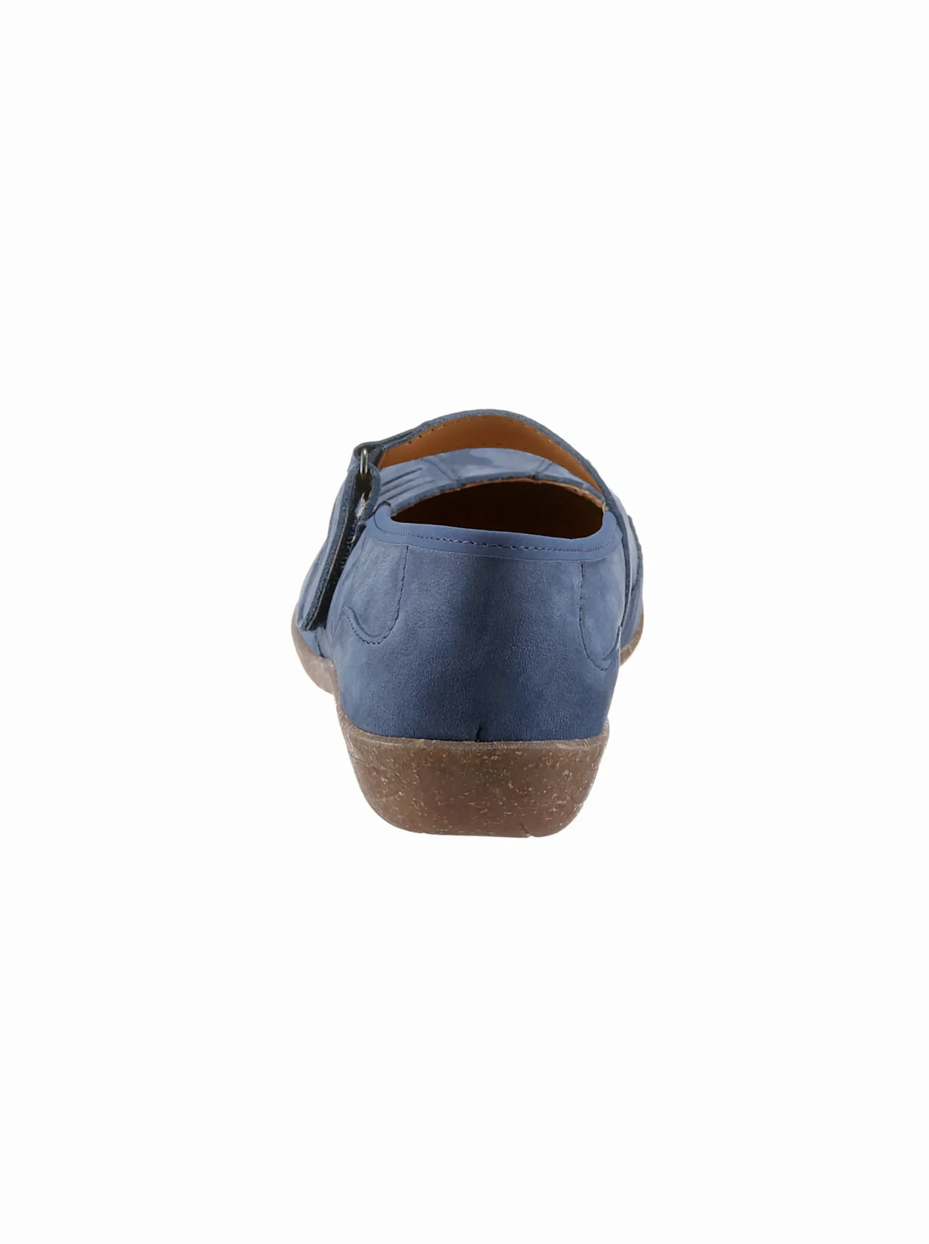Ballerinas|ACO Ballerina mit Leder-Wechselfußbett blau