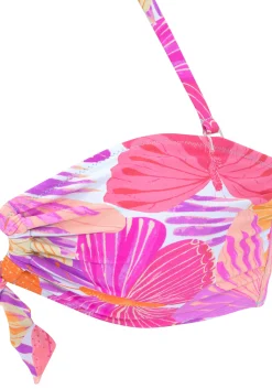 Bikinis|Sunseeker Bandeau-Bikini-Top lila-orange