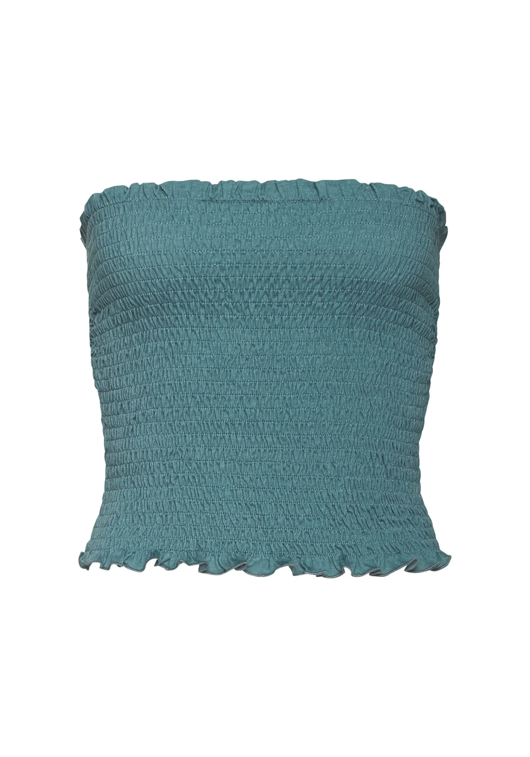 Strandmode|Shirts|LASCANA Bandeautop dunkelgrün