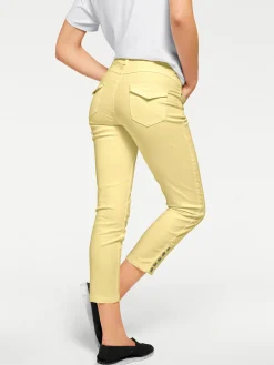 Hosen|heine Bauchweg-Hose hellgelb