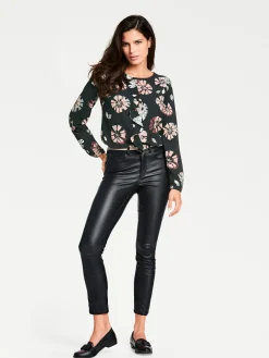 Hosen|heine Bauchweg-Hose integriertes Power-Mesh schwarz