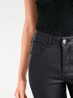 Hosen|heine Bauchweg-Hose integriertes Power-Mesh schwarz