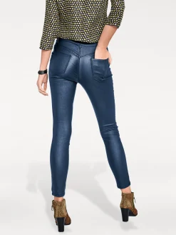 Hosen|heine Bauchweg-Hose integriertes Power-Mesh marine