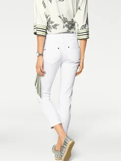 Strandmode|Jeans|heine Bauchweg-Jeans weiß