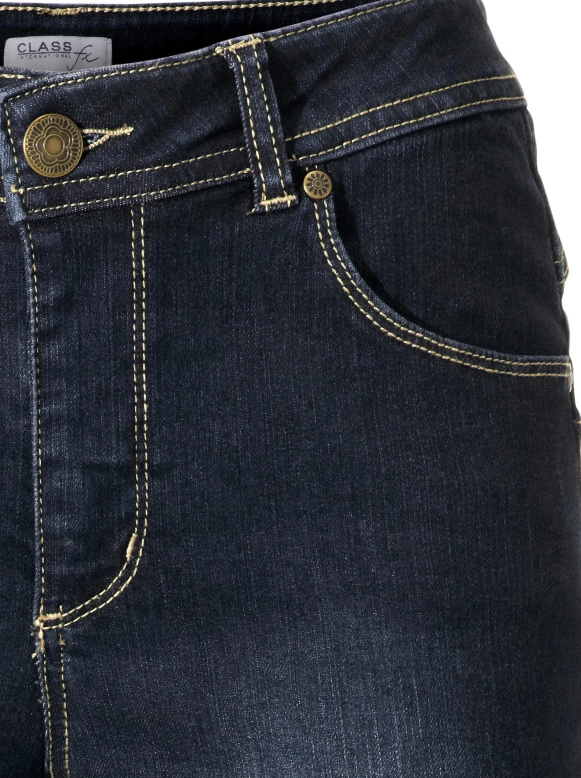 Jeans|heine Bauchweg-Jeans darkdenim
