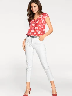 Basics|Jeans|heine Bauchweg-Jeans weiß