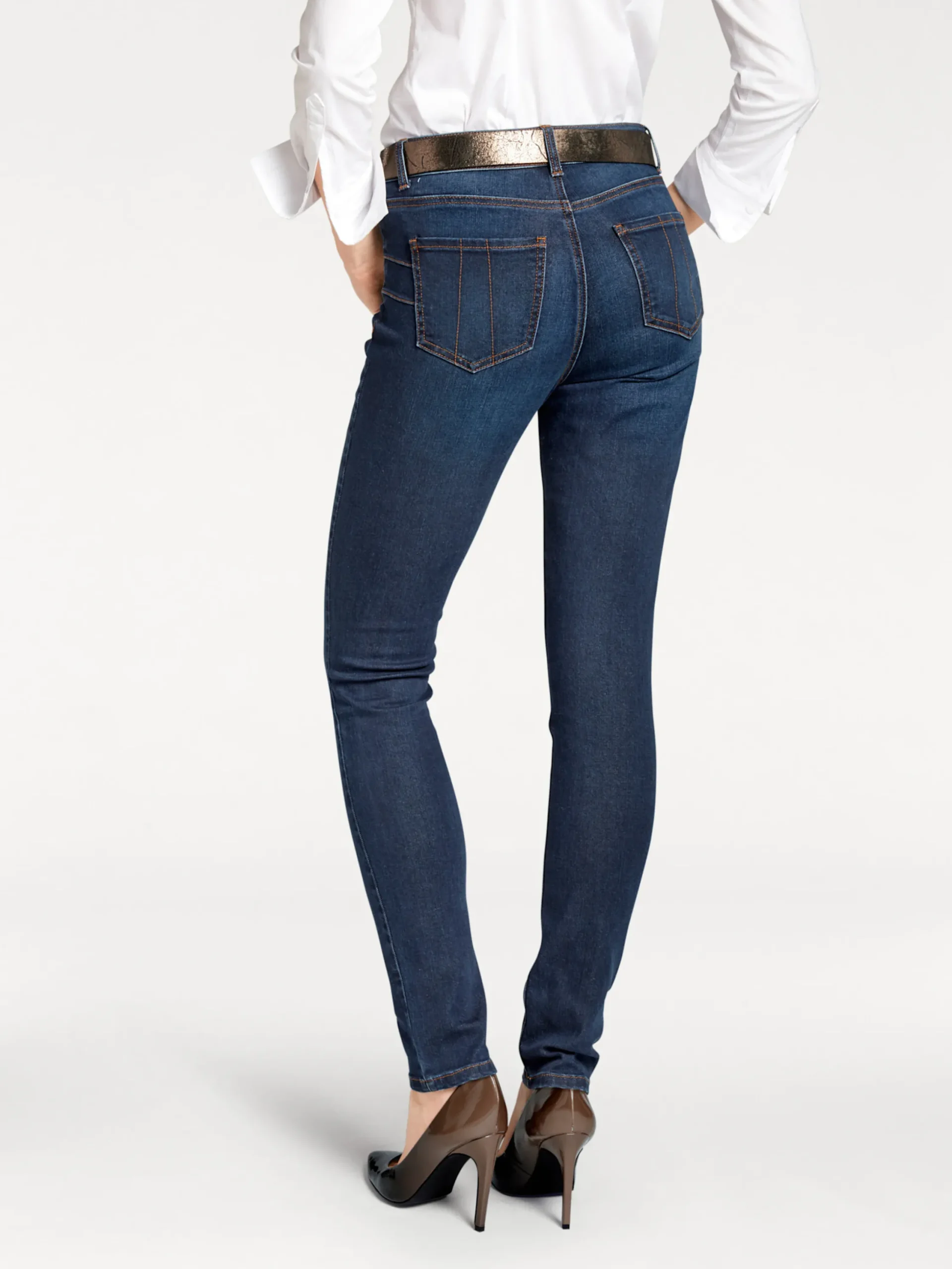 Basics|Jeans|heine Bauchweg-Jeans bluedenim