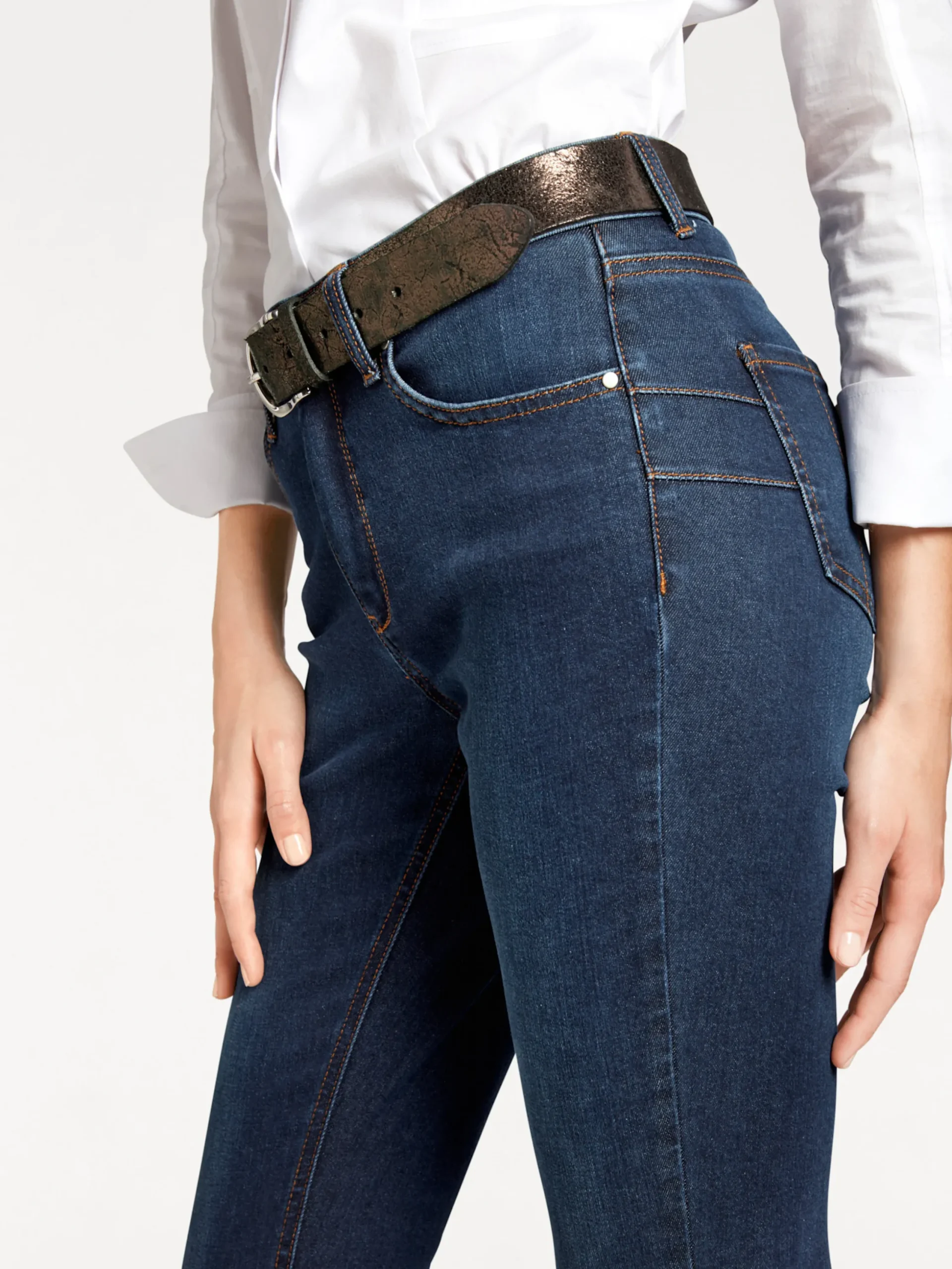 Basics|Jeans|heine Bauchweg-Jeans bluedenim