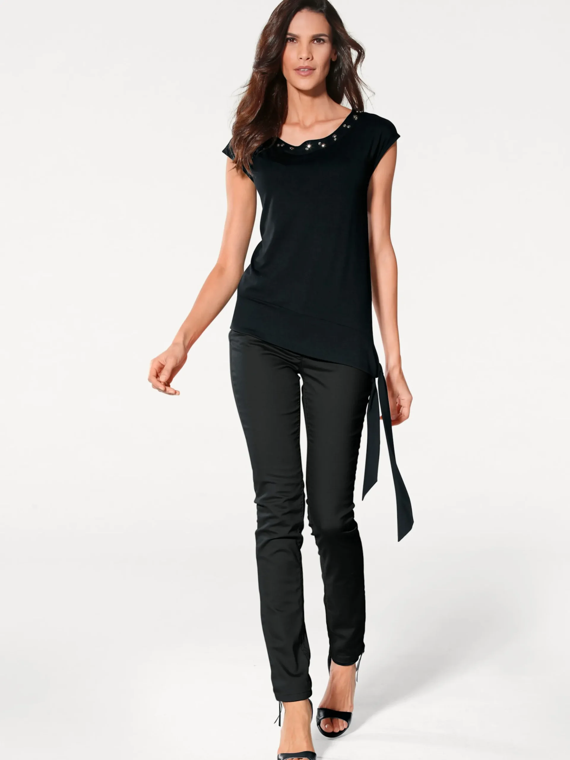 Basics|Jeans|heine Bauchweg-Jeans blackdenim