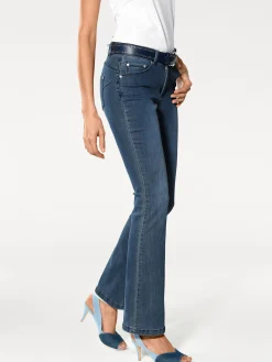 Strandmode|heine Bauchweg-Jeans bluedenim