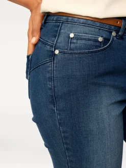 Strandmode|heine Bauchweg-Jeans bluedenim