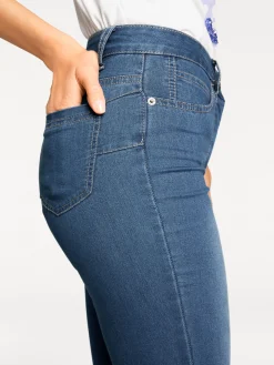 Basics|Jeans|heine Bauchweg-Jeans bluestone