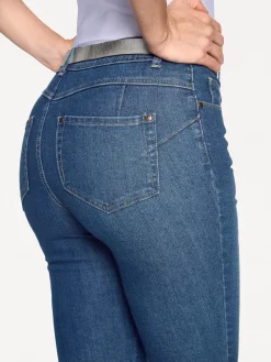 Strandmode|Basics|heine Bauchweg-Jeans bluedenim