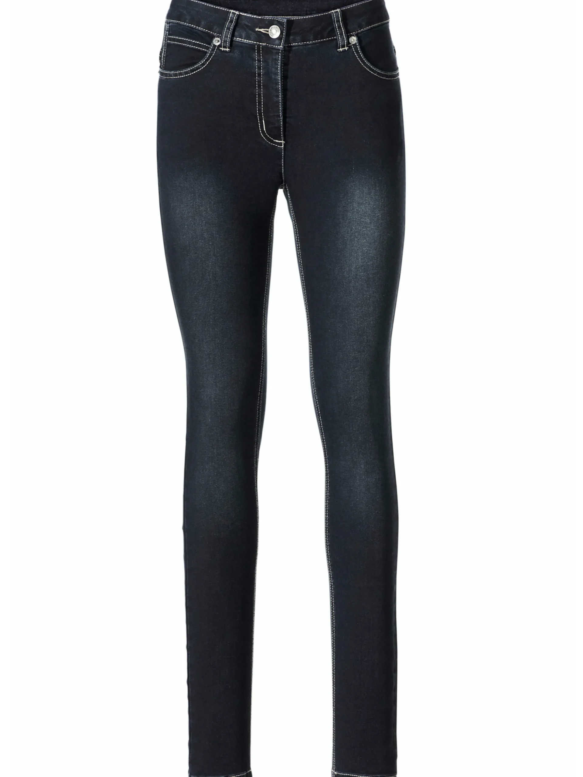 Basics|Jeans|heine Bauchweg-Jeans darkused