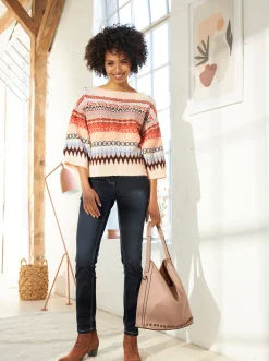 Basics|Jeans|heine Bauchweg-Jeans darkused