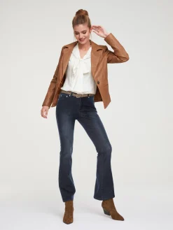 Strandmode|Basics|heine Bauchweg-Jeans darkdenim