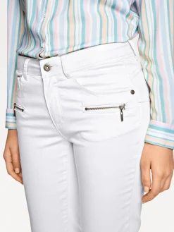 Strandmode|Jeans|heine Bauchweg-Jeans weiß