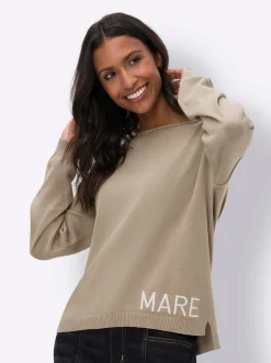 Pullover|heine Baumwollpullover sesam