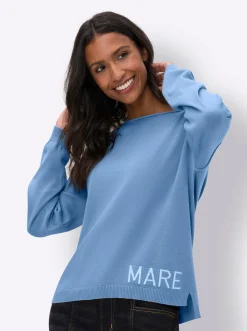 Pullover|heine Baumwollpullover himmelblau