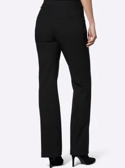 Hosen|heine Bengalinhose mit Biesen schwarz