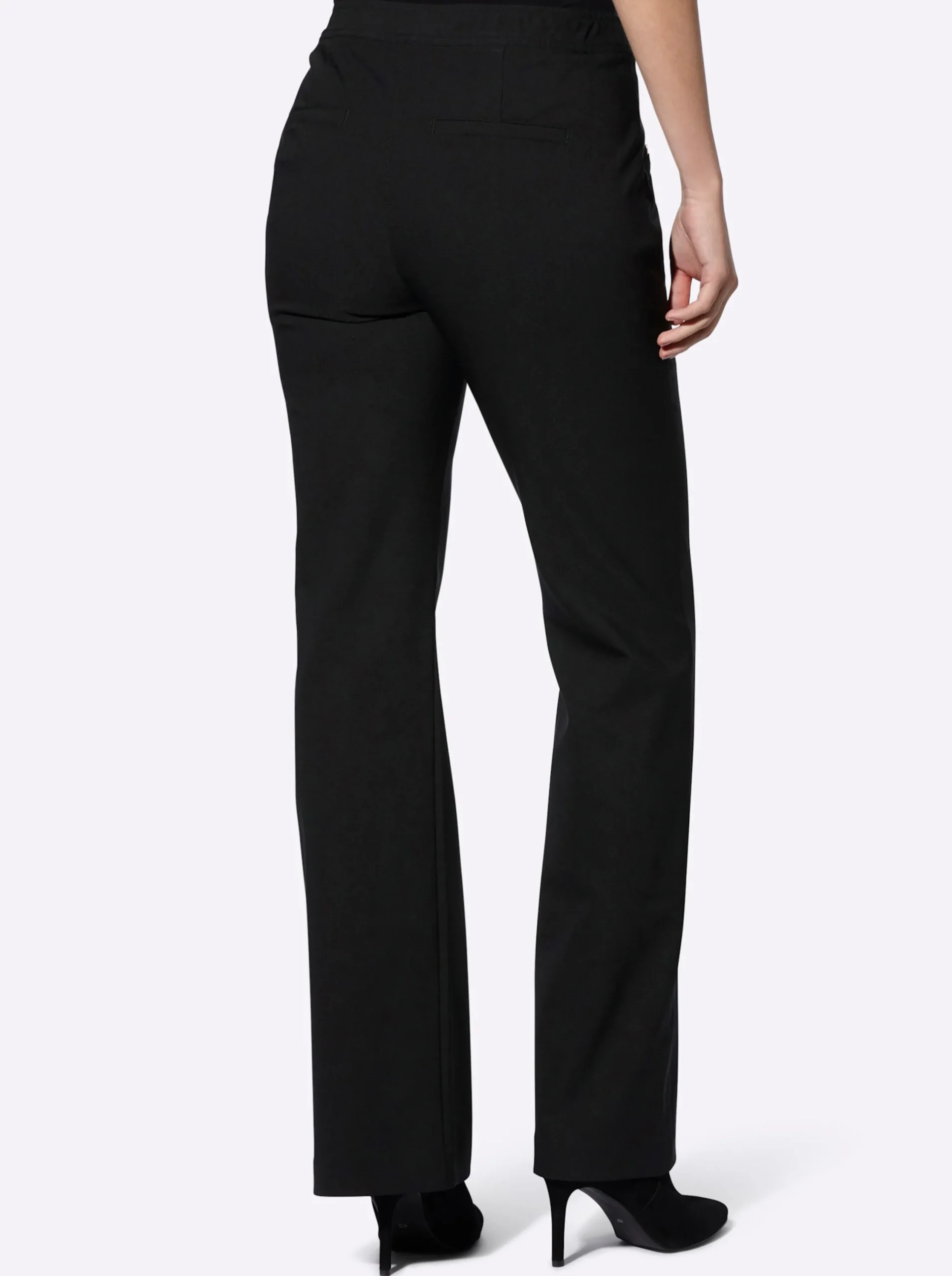 Hosen|heine Bengalinhose mit Biesen schwarz