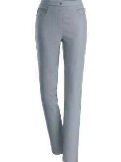 Hosen| Bengalinhose mit Zierreißverschlüssen grau