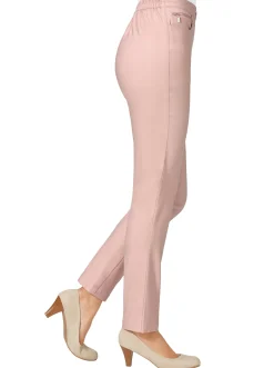 Basics| Bengalinhose mit Zierreißverschlüssen rosé