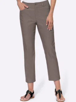Hosen|heine Bengalinhose 5-Pocket-Style dunkeltaupe
