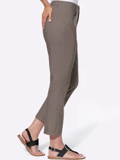 Hosen|heine Bengalinhose 5-Pocket-Style dunkeltaupe
