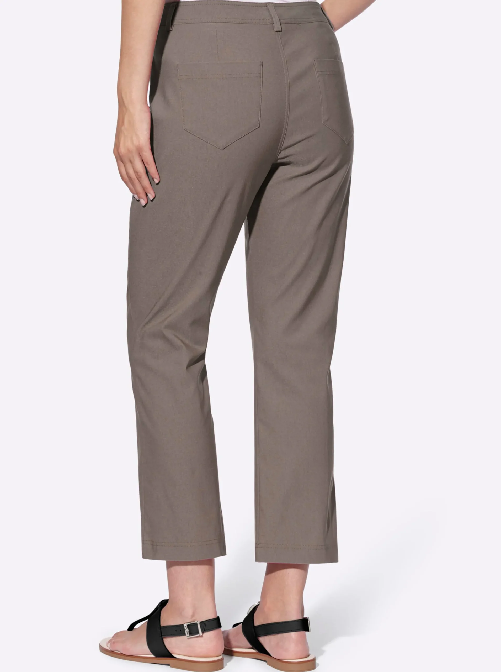 Hosen|heine Bengalinhose 5-Pocket-Style dunkeltaupe