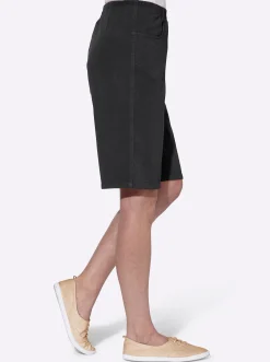 Hosen| Bermudas mit Rundum-Dehnbund schwarz