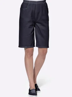 Hosen| Bermudas mit Rundum-Dehnbund marine