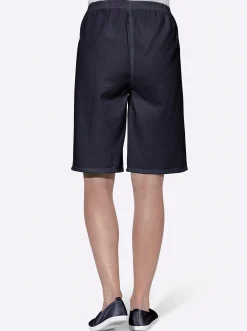Hosen| Bermudas mit Rundum-Dehnbund marine