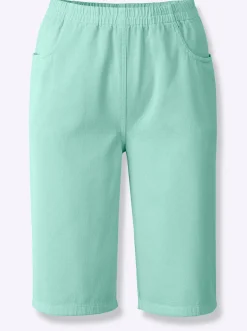 Hosen| Bermudas mit Rundum-Dehnbund aqua