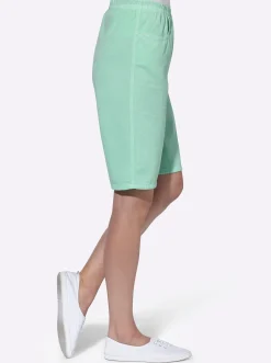 Hosen| Bermudas mit Rundum-Dehnbund aqua