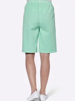 Hosen| Bermudas mit Rundum-Dehnbund aqua