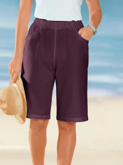 Hosen| Bermudas mit Rundum-Dehnbund beere