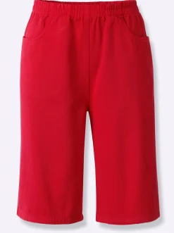 Hosen| Bermudas mit Rundum-Dehnbund rot