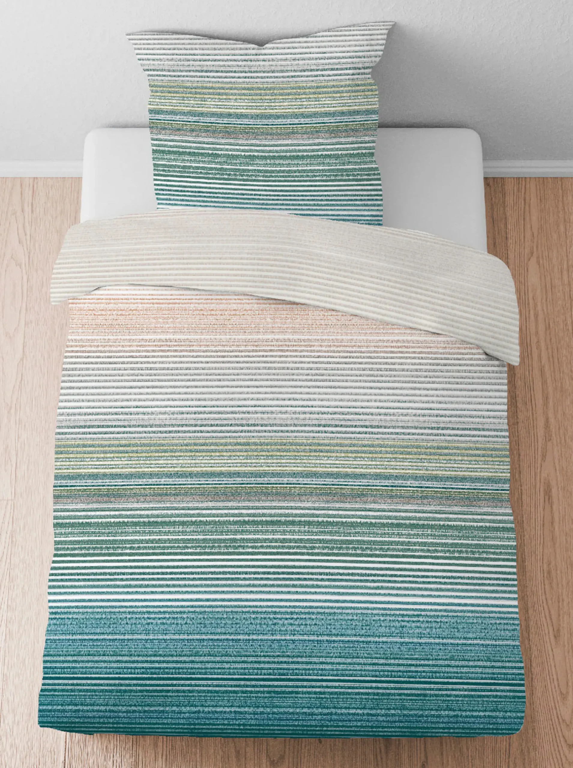 Bettwäsche & Laken|Biberna Bettwäsche aqua