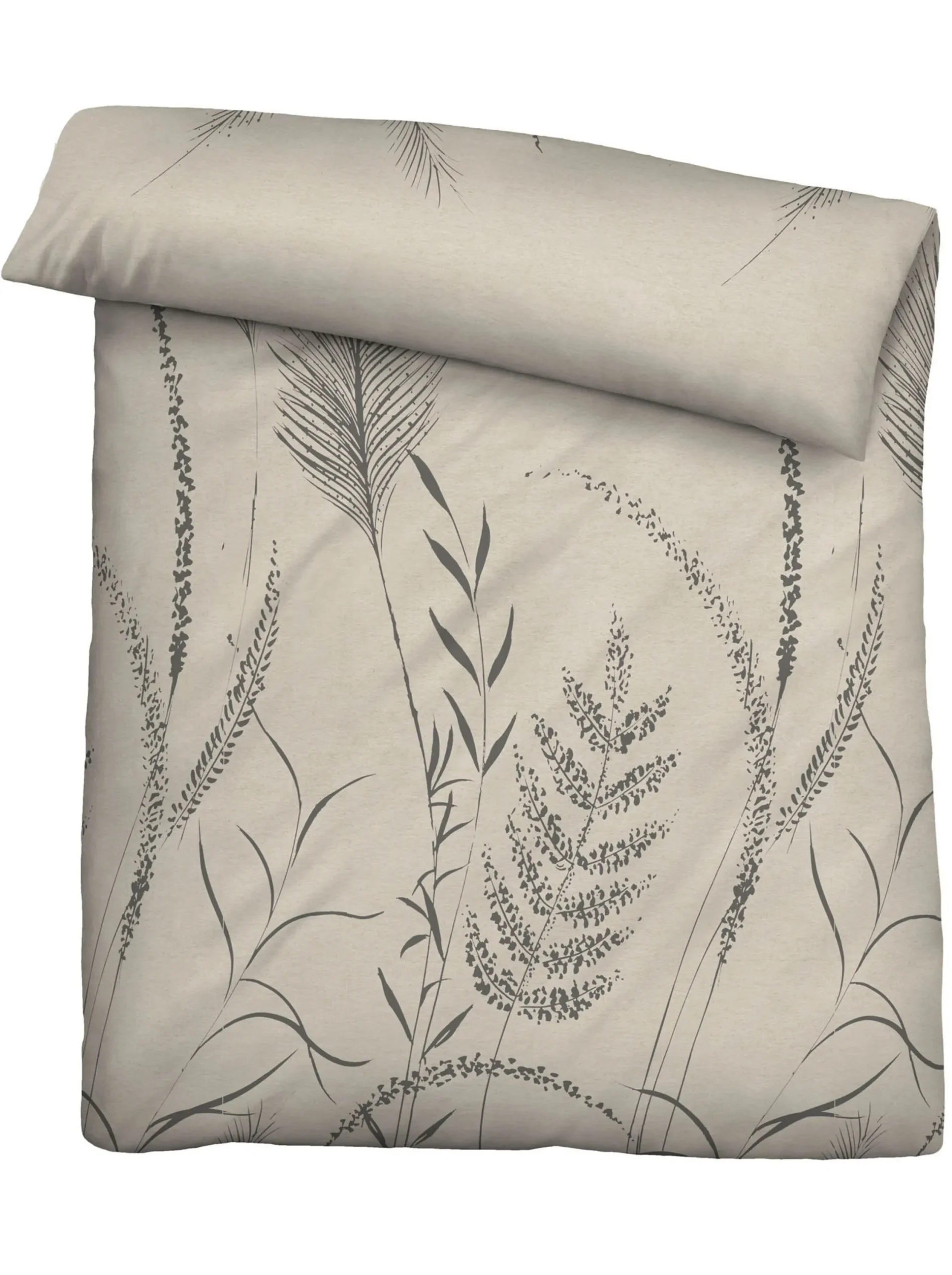 Bettwäsche & Laken|Biberna Bettwäsche taupe