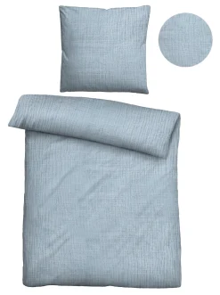 Bettwäsche & Laken|Biberna Bettwäsche blau
