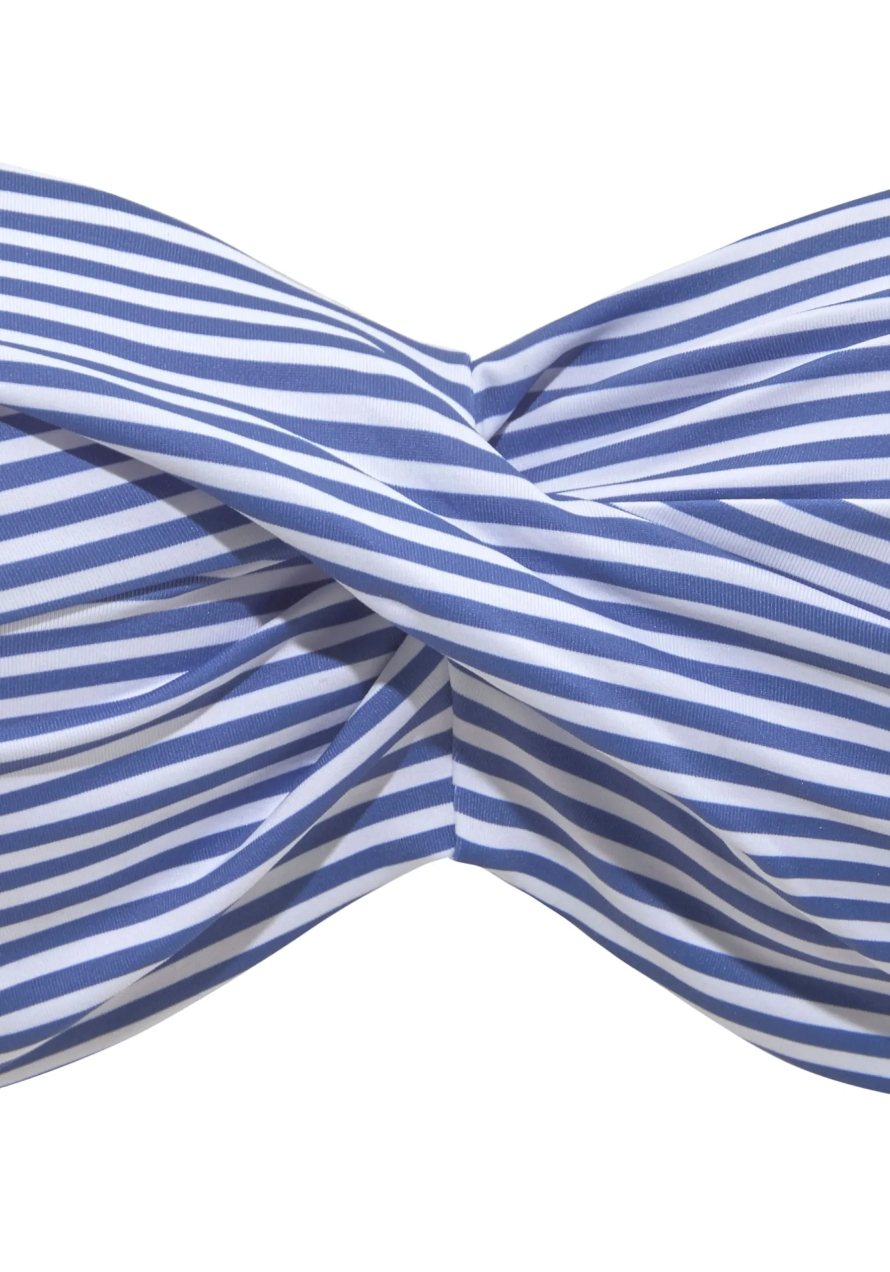 Bikinis|s.Oliver Bügel-Bandeau-Bikini hellblau-weiß