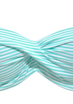 Bikinis|s.Oliver Bügel-Bandeau-Bikini mint-weiß