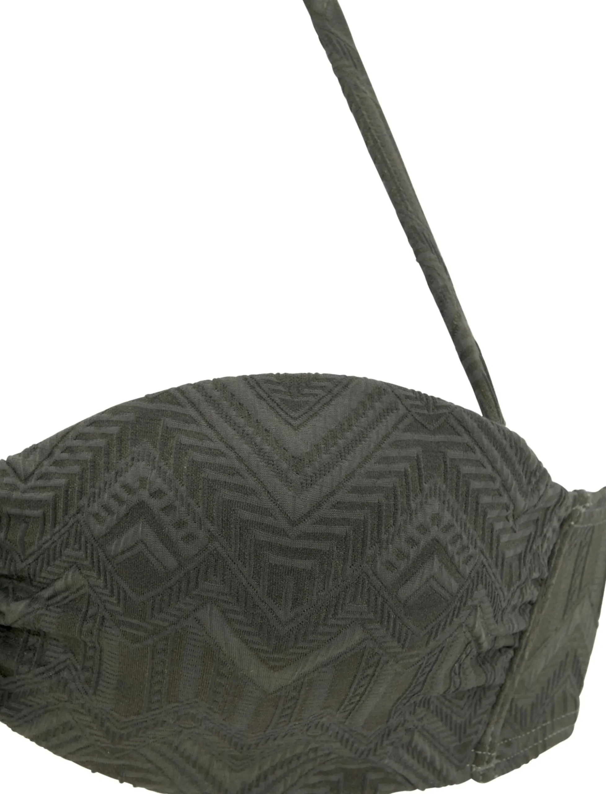 Bikinis|Buffalo Bügel-Bandeau-Bikini oliv