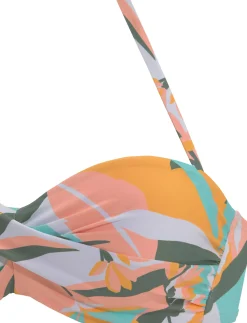 Bikinis|Sunseeker Bügel-Bandeau-Bikini weiß-gelb