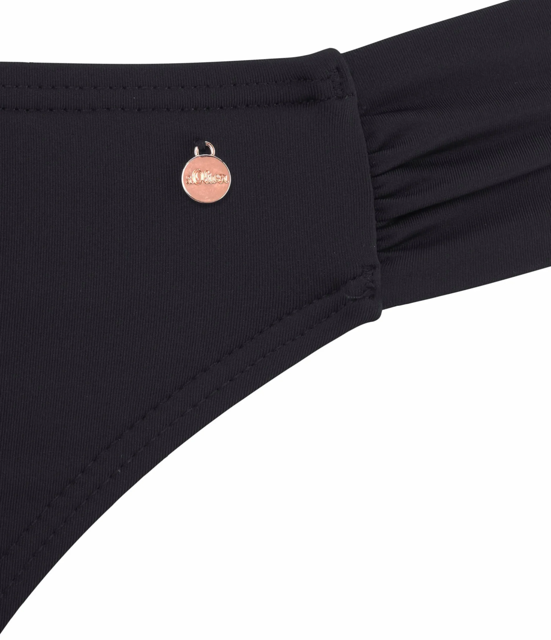Bikinis|s.Oliver Bügel-Bandeau-Bikini schwarz