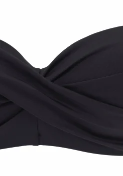 Bikinis|s.Oliver Bügel-Bandeau-Bikini schwarz